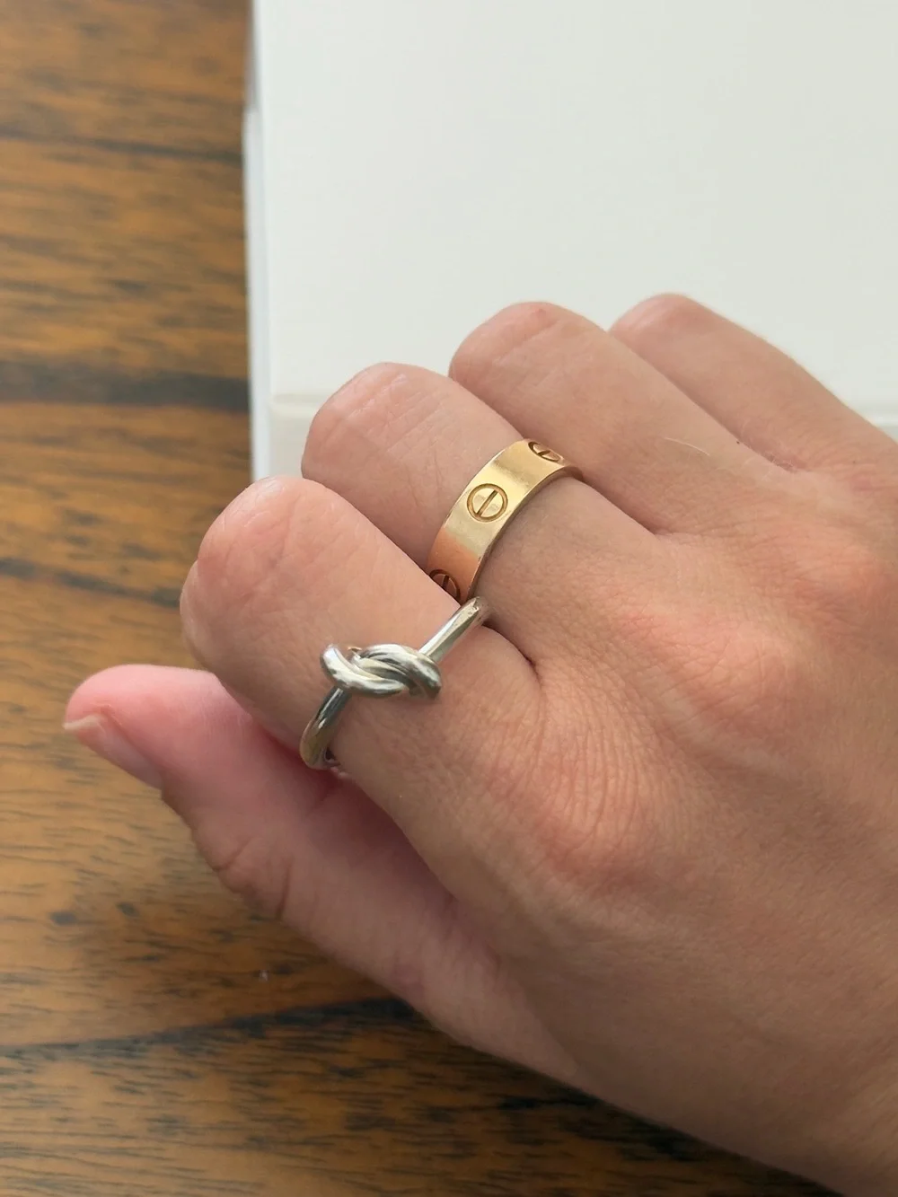 Celine knot ring